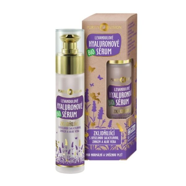 Purity Vision Zklidňující levandulové hyaluronové sérum BIO (50 ml)