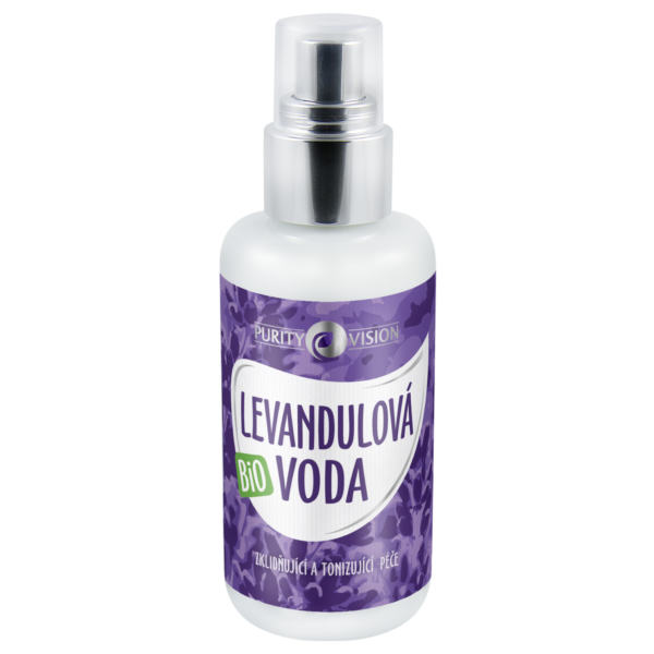 Purity Vision Levandulová voda BIO (100 ml) - zklidňuje a tonizuje