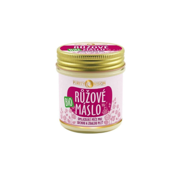 Purity Vision Růžové máslo BIO (120 ml) - pro suchou a zralou pokožku