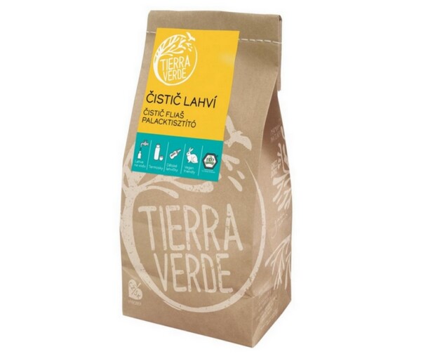 Tierra Verde Čistič lahví (1 kg) - pro snadné mytí lahví a lahviček