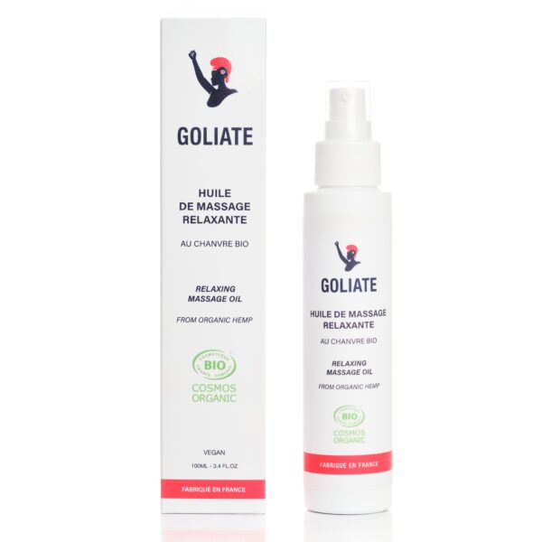 Goliate Relaxační masážní olej s ylang-ylangem a pačulí BIO (100 ml) - vhodný pro erotickou masáž