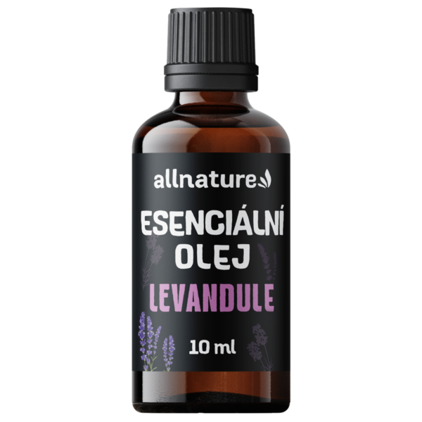 Allnature Esenciální olej Levandule (10 ml) - zklidňuje a podporuje zdravý spánek