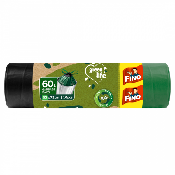 FINO Pytle na odpadky zatahovací Green Life - 60 l (10 ks)