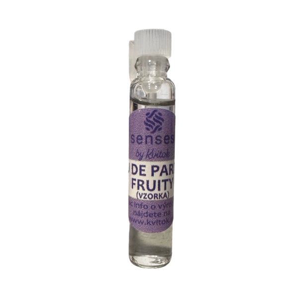 Kvitok Senses Toaletní parfém Fruity - vzorek (2 ml) - s vůní malin, rybízu a vanilky