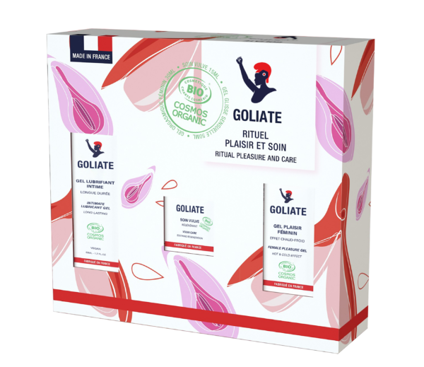 Goliate Erotická sada Péče a potěšení - Ritual Pleasure & Care BIO - lubrikant, orgasmický gel a balzám na vulvu