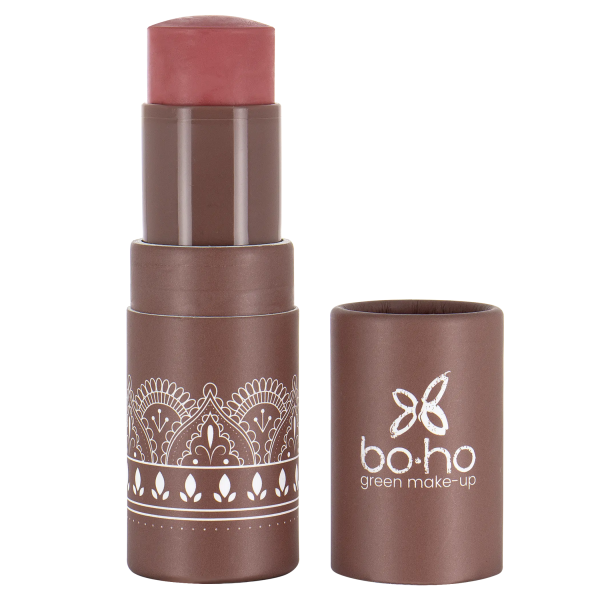 Boho Green Make-up Multistick BIO (5,5 g) - Rosewood - tvářenka, rtěnka i oční stíny